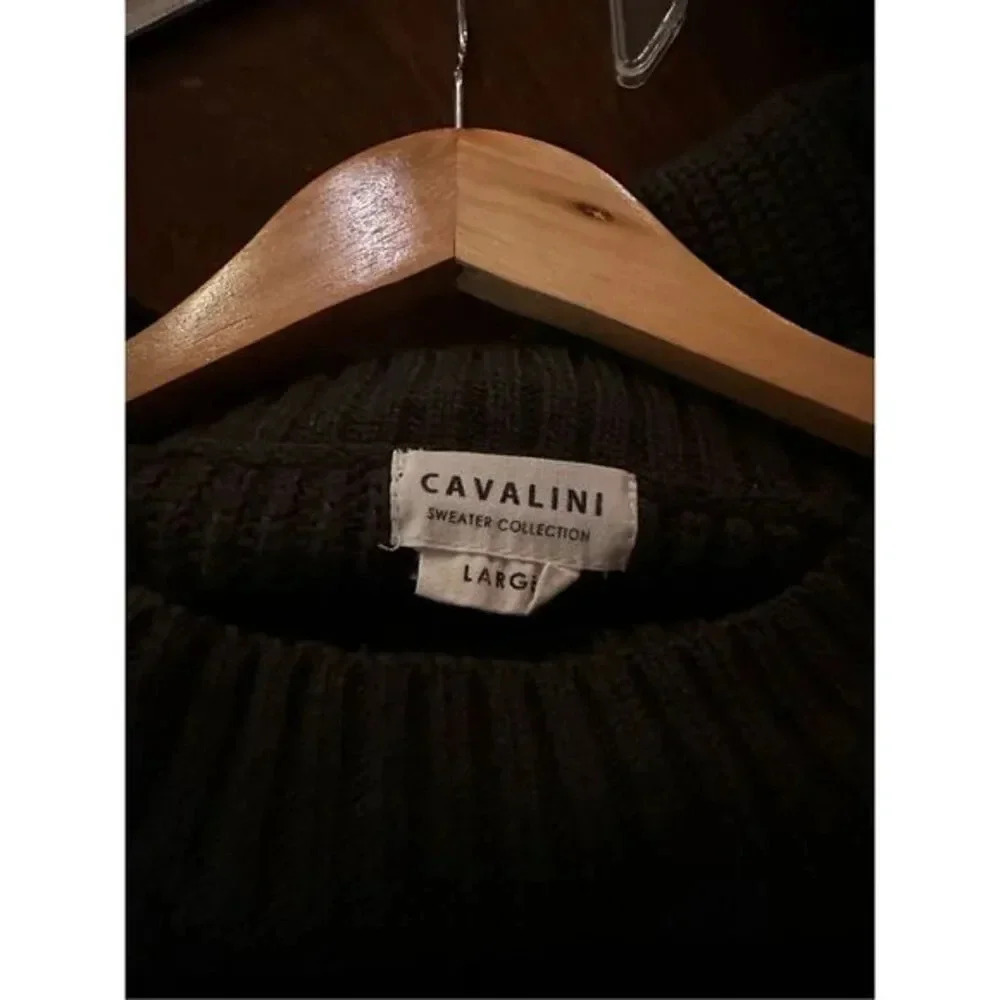 Cavalini Green‎ Knit Sweater Large - Picture 3 of 3